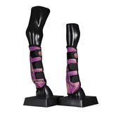 Kool Master PVC Mesh Fly Boots Pink Check - Set of 4